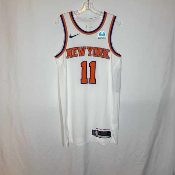 Nike Knicks #11 Brunson Association White Team Issued Authentic Jersey Size 44 M
